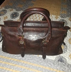 AUTHENTIC PRADA MILANO SATCHEL HANDBAG